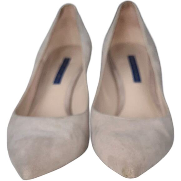 EUC Stuart Weitzman Pointy Toe Leigh Pump Dolce Suede MSRP $395 Size 9 - Picture 8 of 12